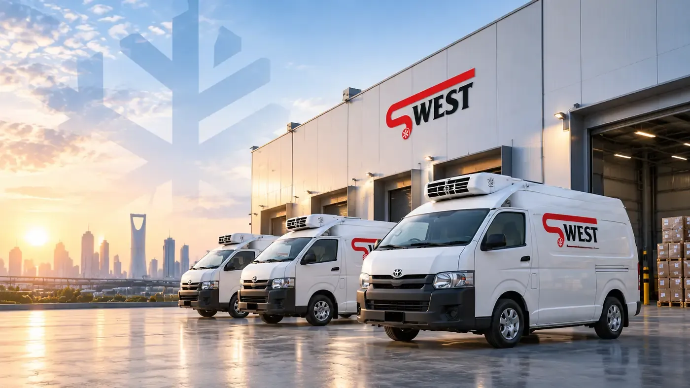 A customer fleet in the yard after a round of scheduled service.